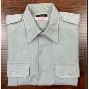 Citadel Vintage USA Military Men's Short Sleeve Wool/Polyester Blend Size 16